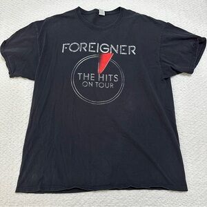 Foreigner "The Hits On Tour" 2021 Concert T-Shirt Adult XL
